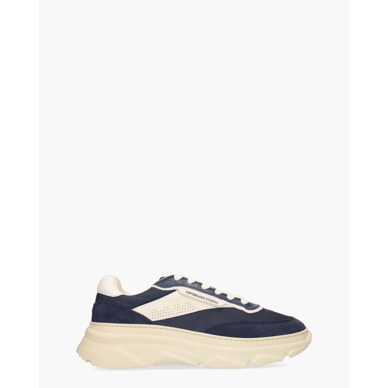 Copenhagen CPH56M Material Mix Donkerblauw/Wit