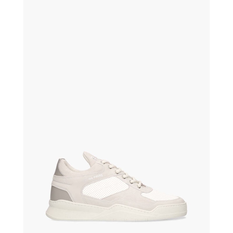 Filling Pieces Low Top Ghost Paneled Off-White/Grijs