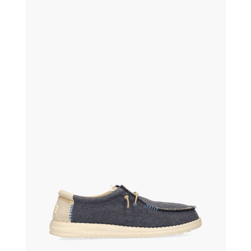 Hey Dude Wally Coastline Jute Jeansblauw