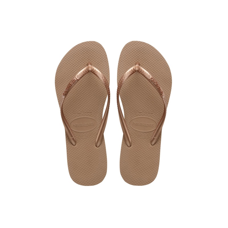 Havaianas Slim rose gold Rose