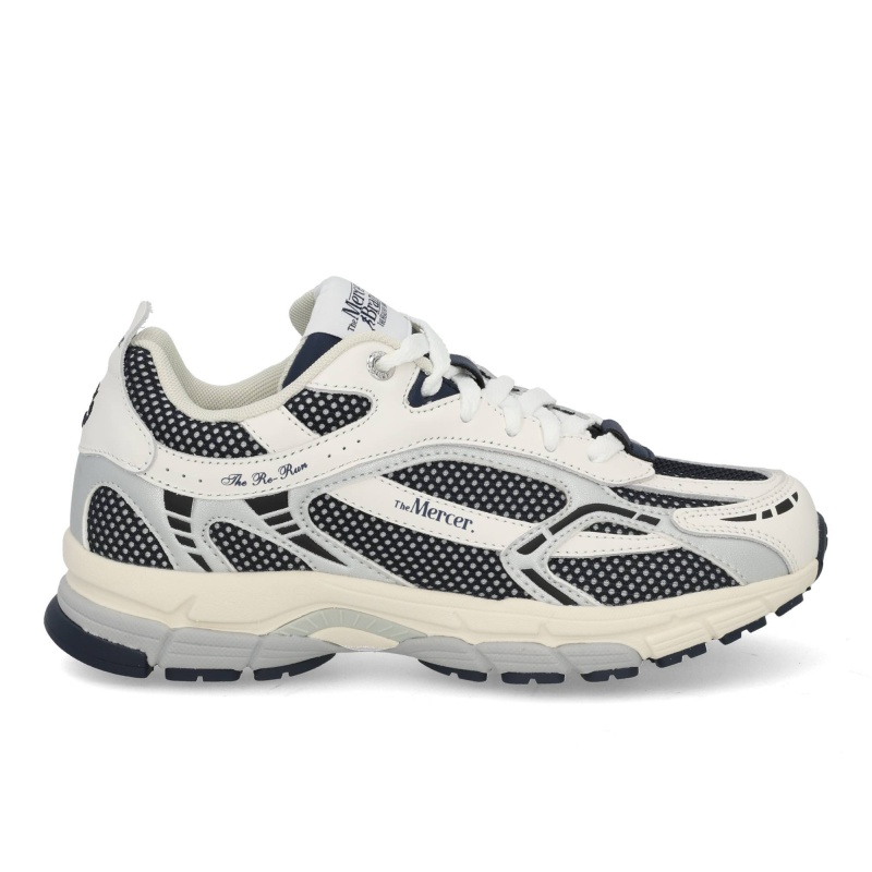 Mercer The Re-run 155 white blue multi blauw