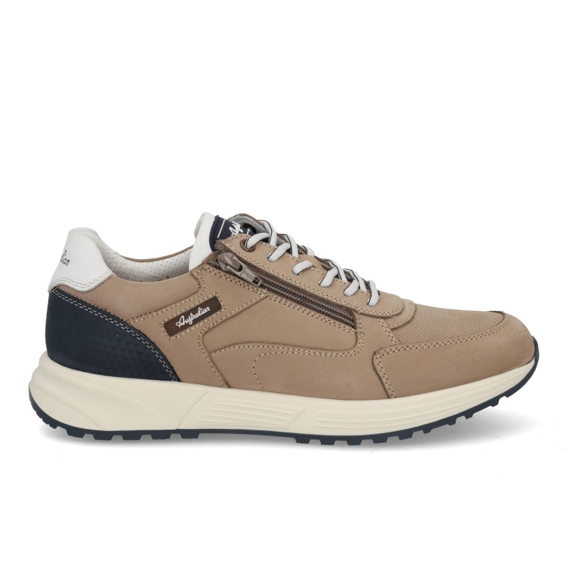 Australian Discover taupe blue white taupe