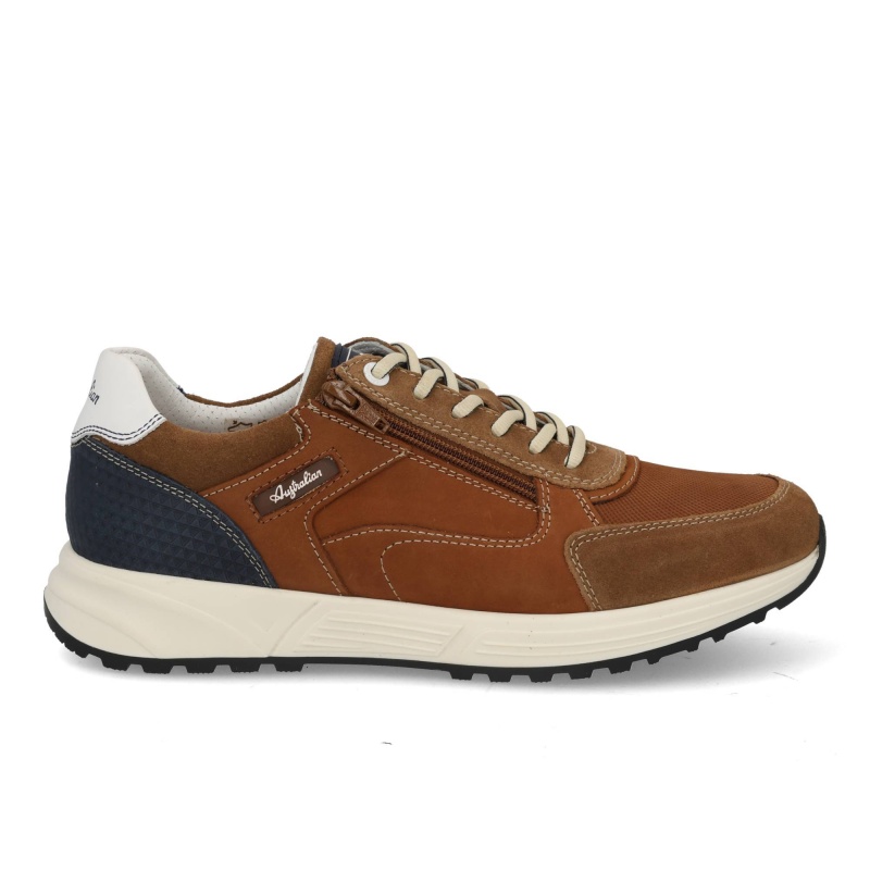 Australian Discover tan blue white Cognac