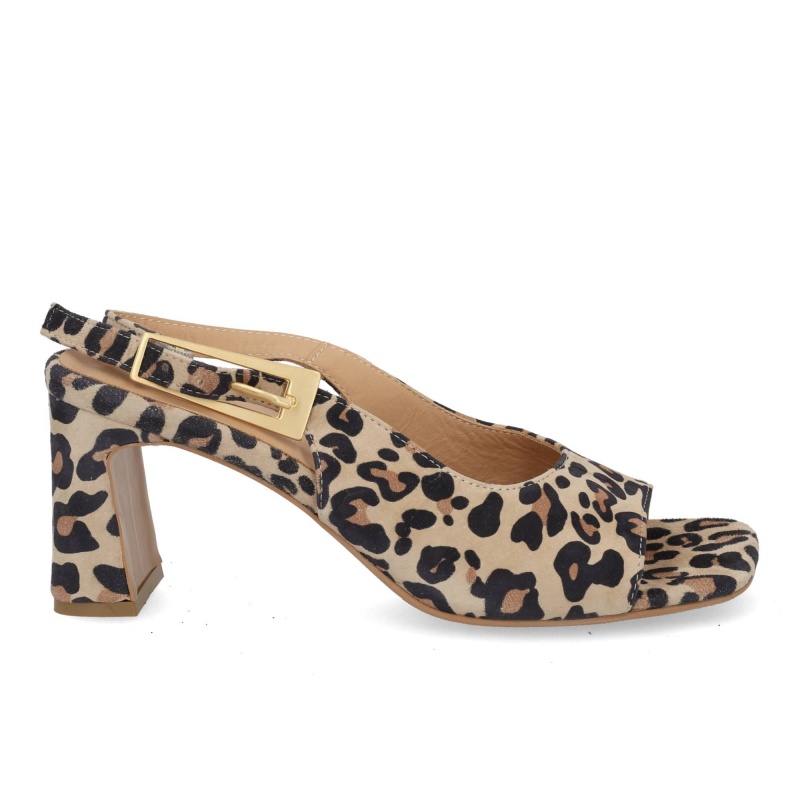 Babouche G-Biba-2 leopardo Multi