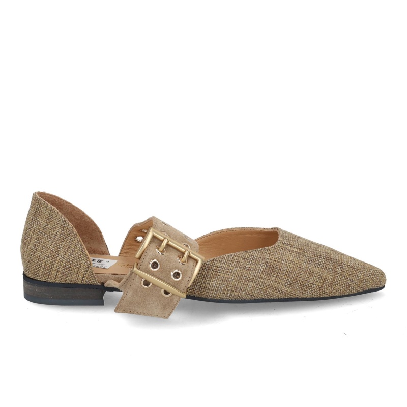 Babouche G-Binny-84 taupe kum taupe