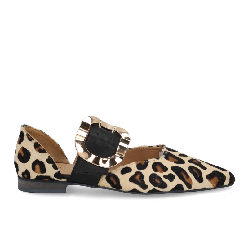 Babouche G-Izzy-59 leopardo black multi bruin