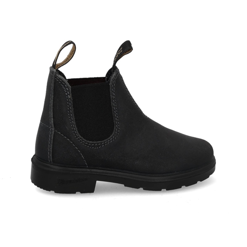 Blundstone 2594 kids waxed steel grey Grijs