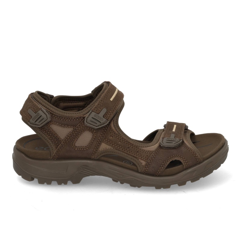Ecco Yucatan Sandal dark clay taupe