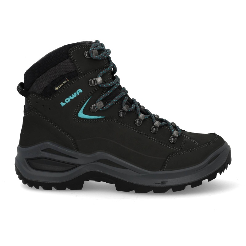 Lowa Renegade EVO GTX mid 321916 9368 asphalt turquoise antraciet