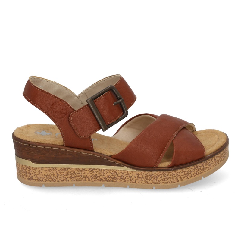 Rieker 63795 22 brandy Cognac