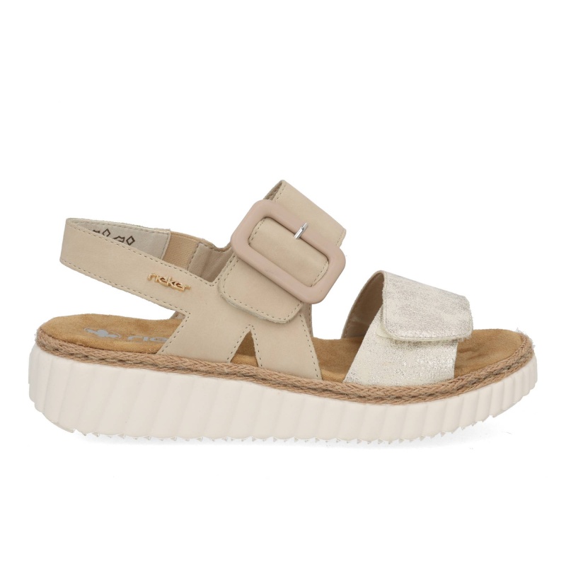 Rieker 69260 60 beige gold Beige