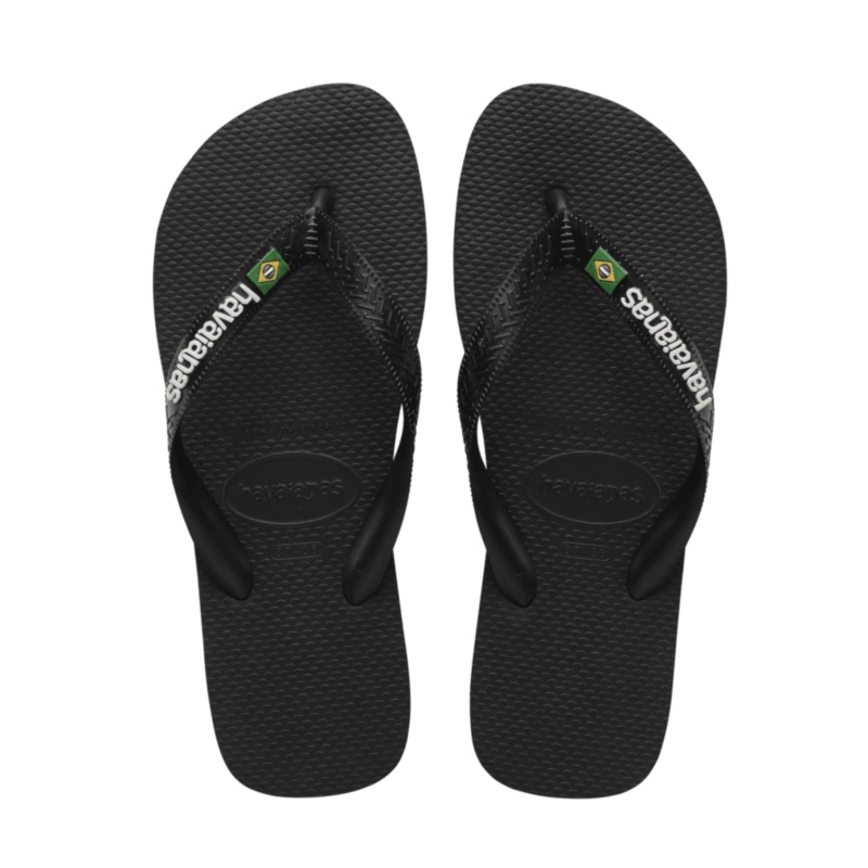 Havaianas Brasil logo black Zwart