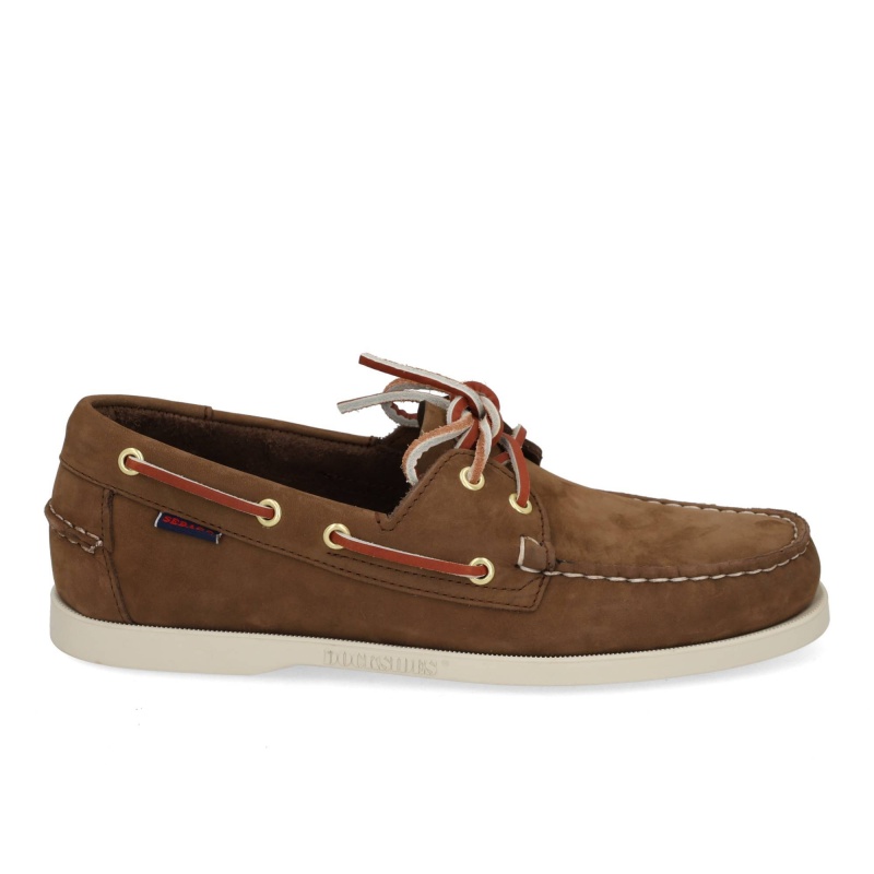 Sebago Docksides Portland ACO brown dk Bruin