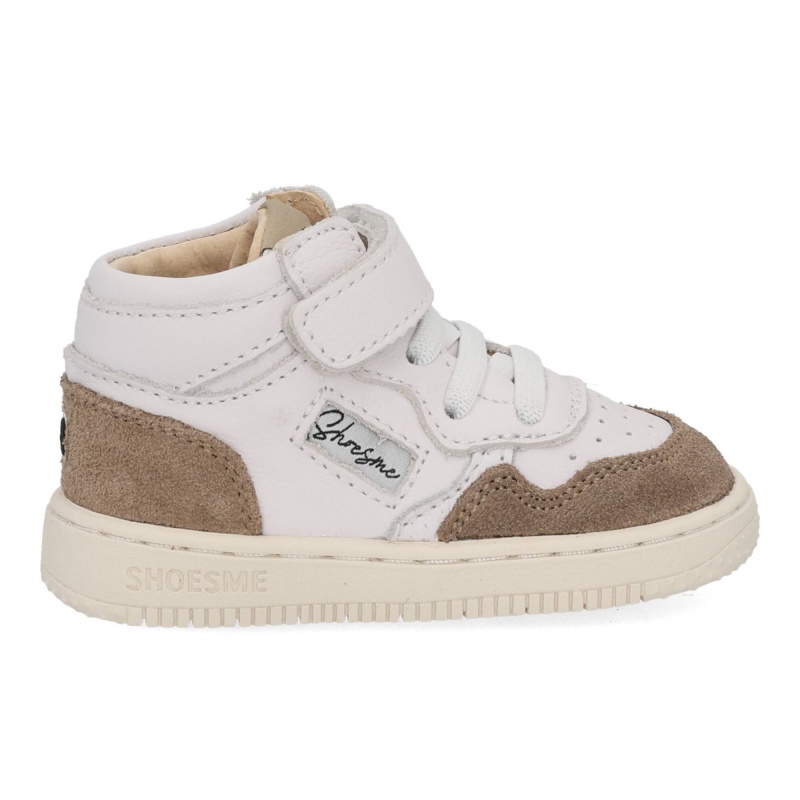 ShoesMe BN24S008-D white taupe Wit