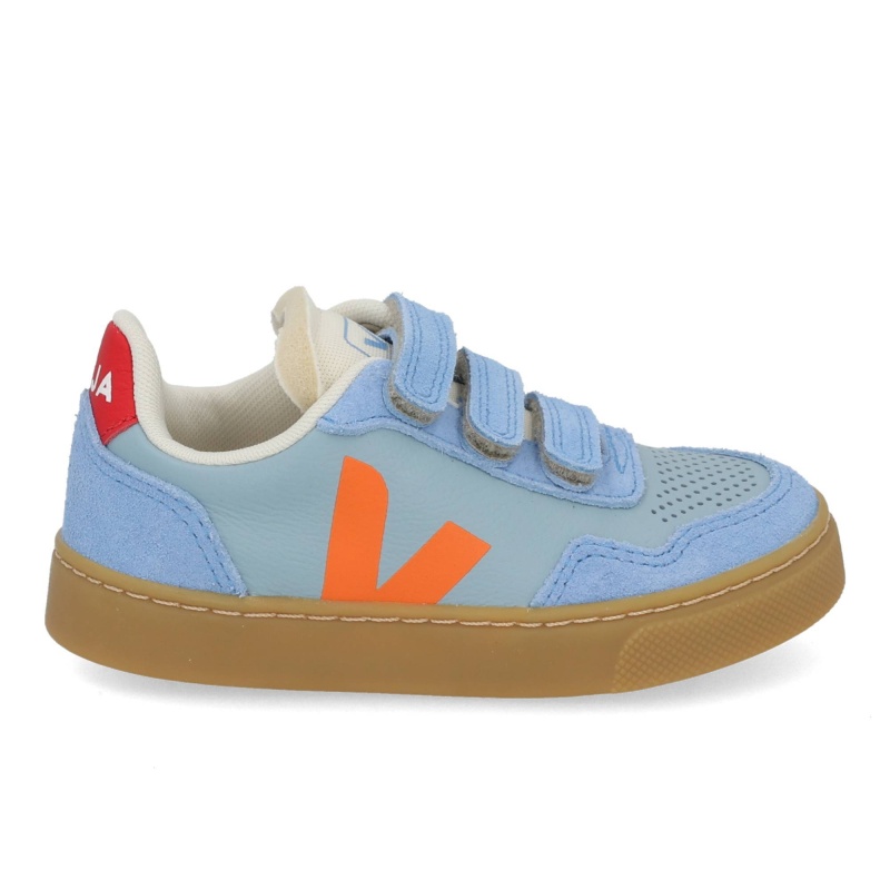 VEJA V-90 steel fury natur lichtblauw
