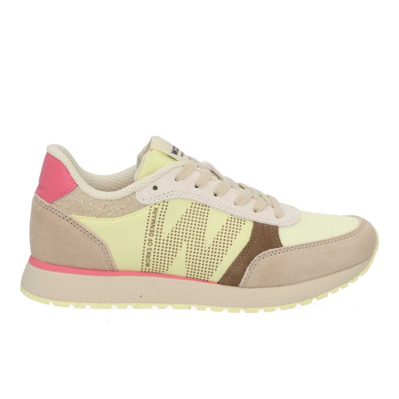 Woden Ronja WL686 375 wax multi Geel