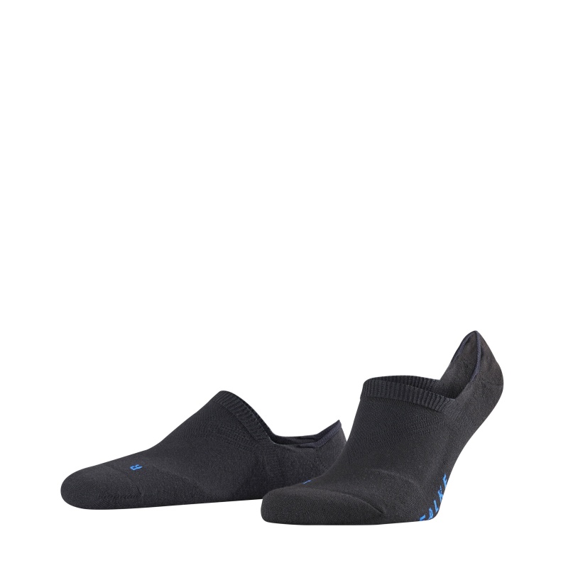 Falke Invisible Cool kick 16675 black Zwart
