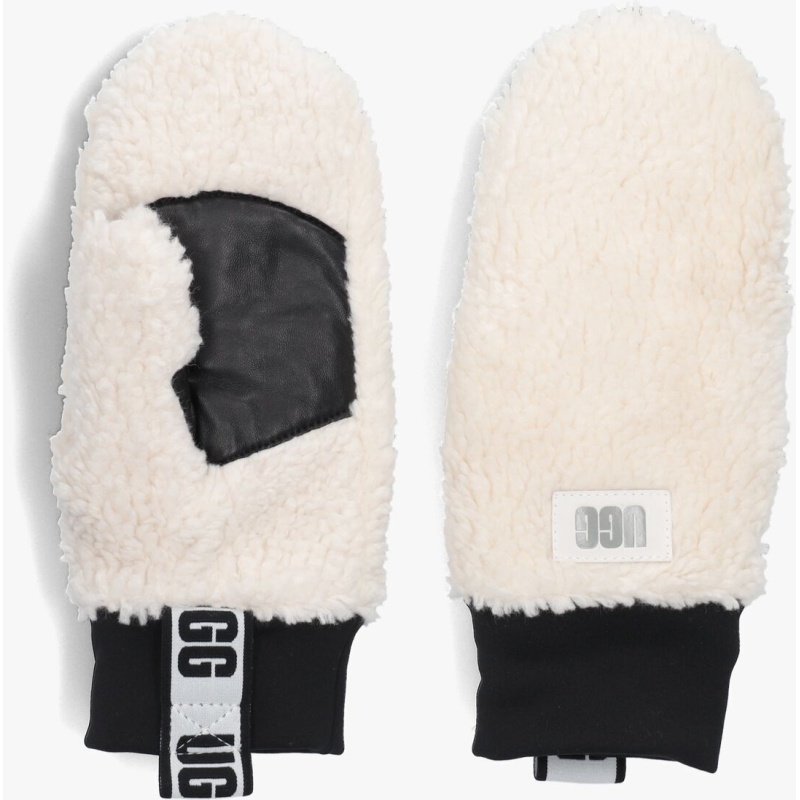 Ugg UggFluff mitten logo 101099 NMB Beige