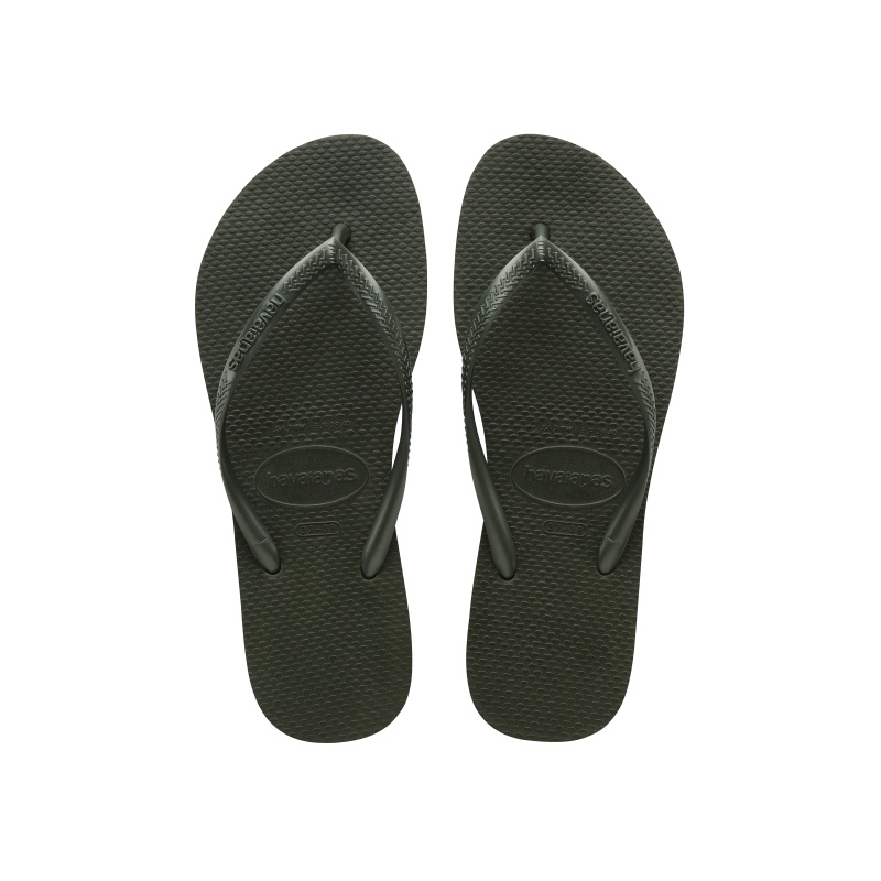 Havaianas Slim green olive Groen